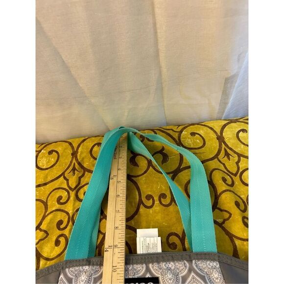 Igloo insulated zipper lunch tote gray green 16x12 bag - Picture 5 of 5